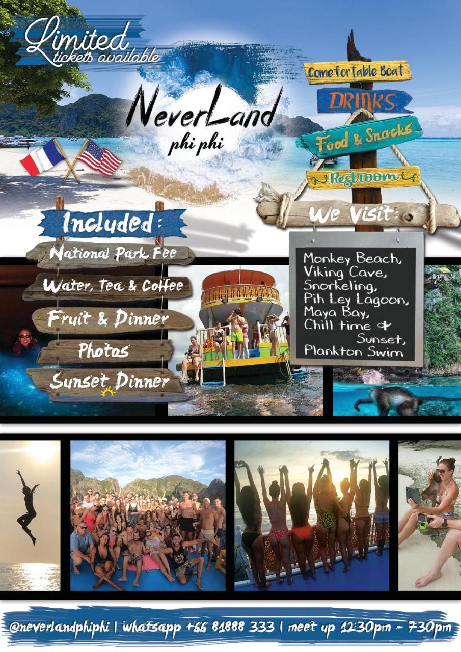 Neverland Dorm Kepulauan Phi Phi Bagian luar foto